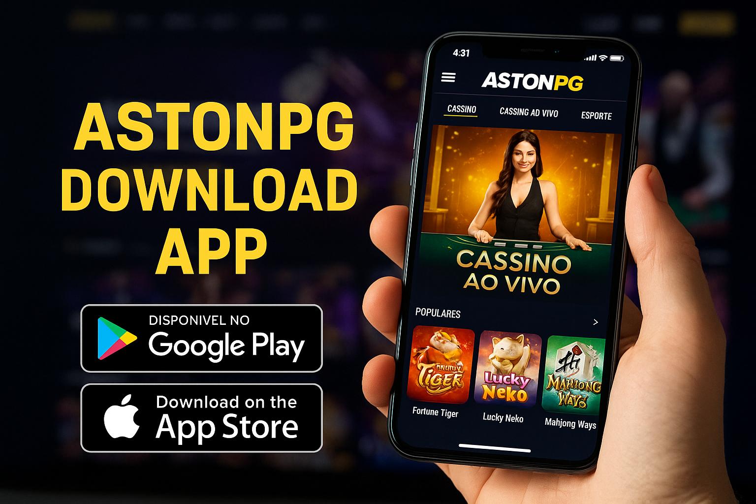 Baixar o ASTONPG Cassino App