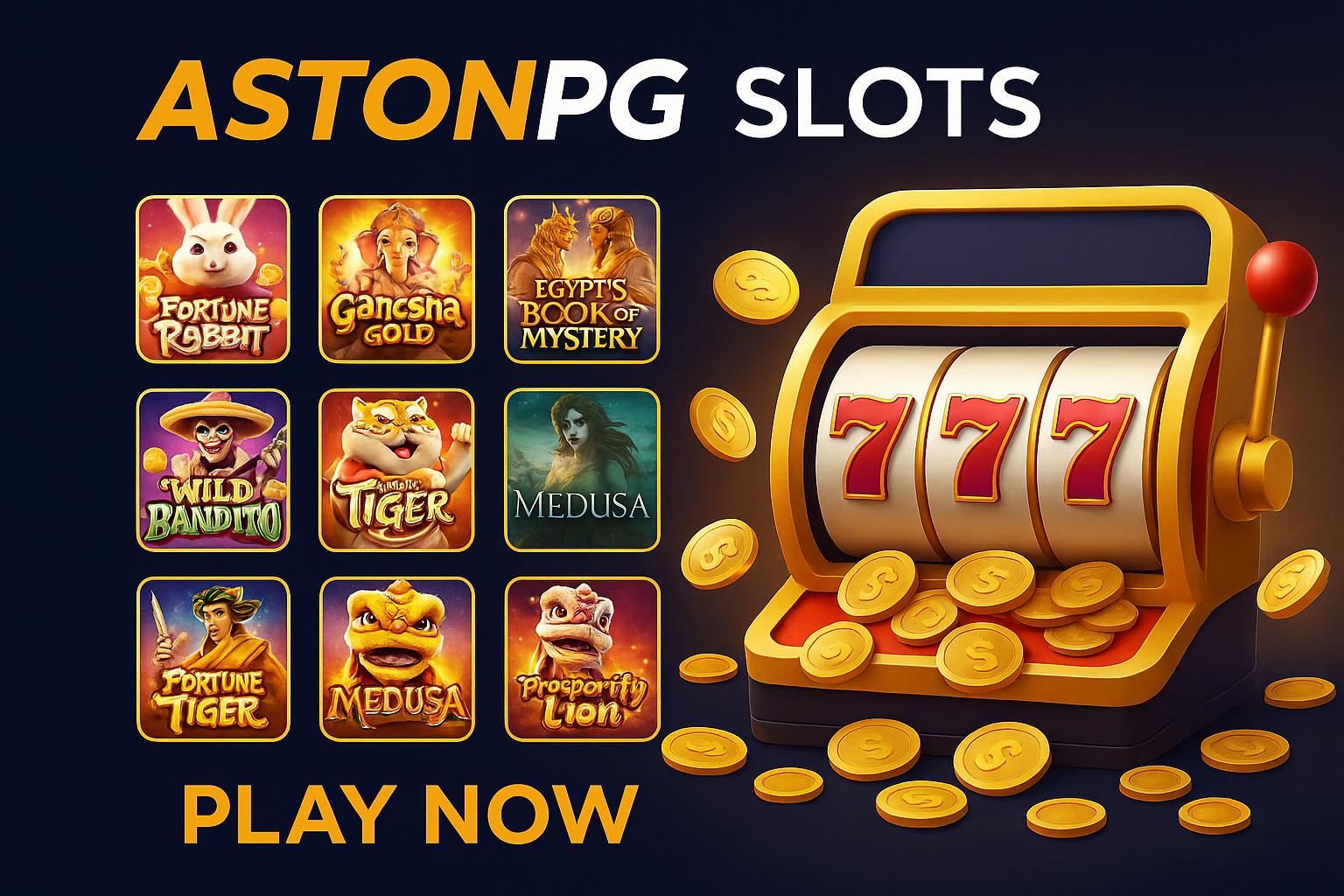 Explore o mundo das slot machines no ASTONPG Casino